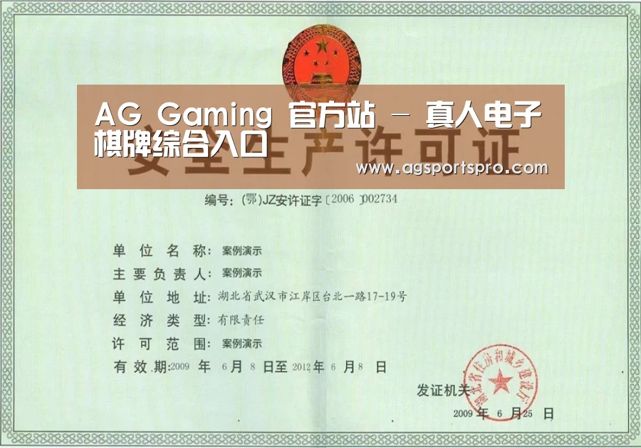 AGGaming荣誉证书三